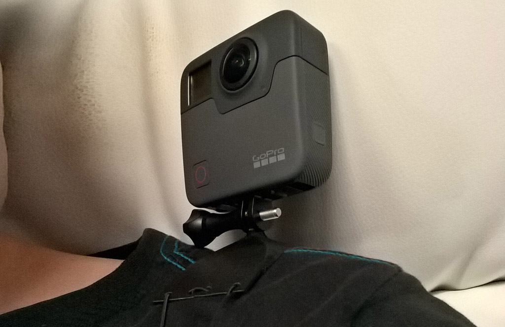 GoPro Fusion 3d-Print Mounted 1