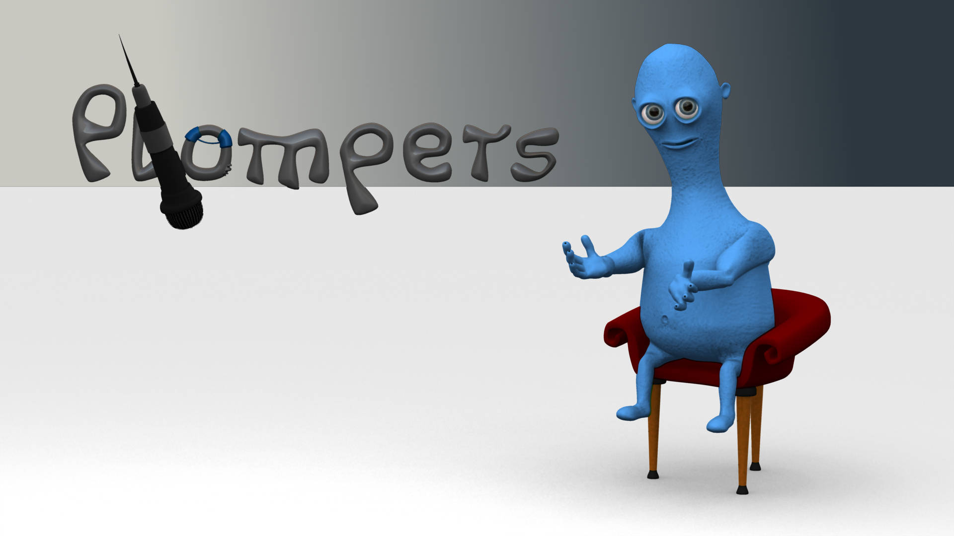 Animation:Master Plompers, little blue Monster