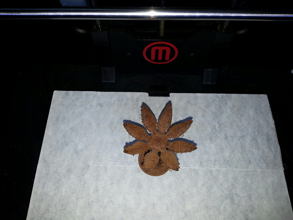 Wood Filament-Print with Makerbot Replicator 2 (2)