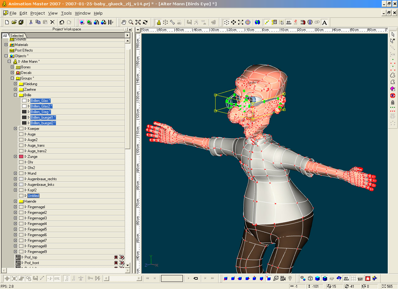 Animation:Master Modelling