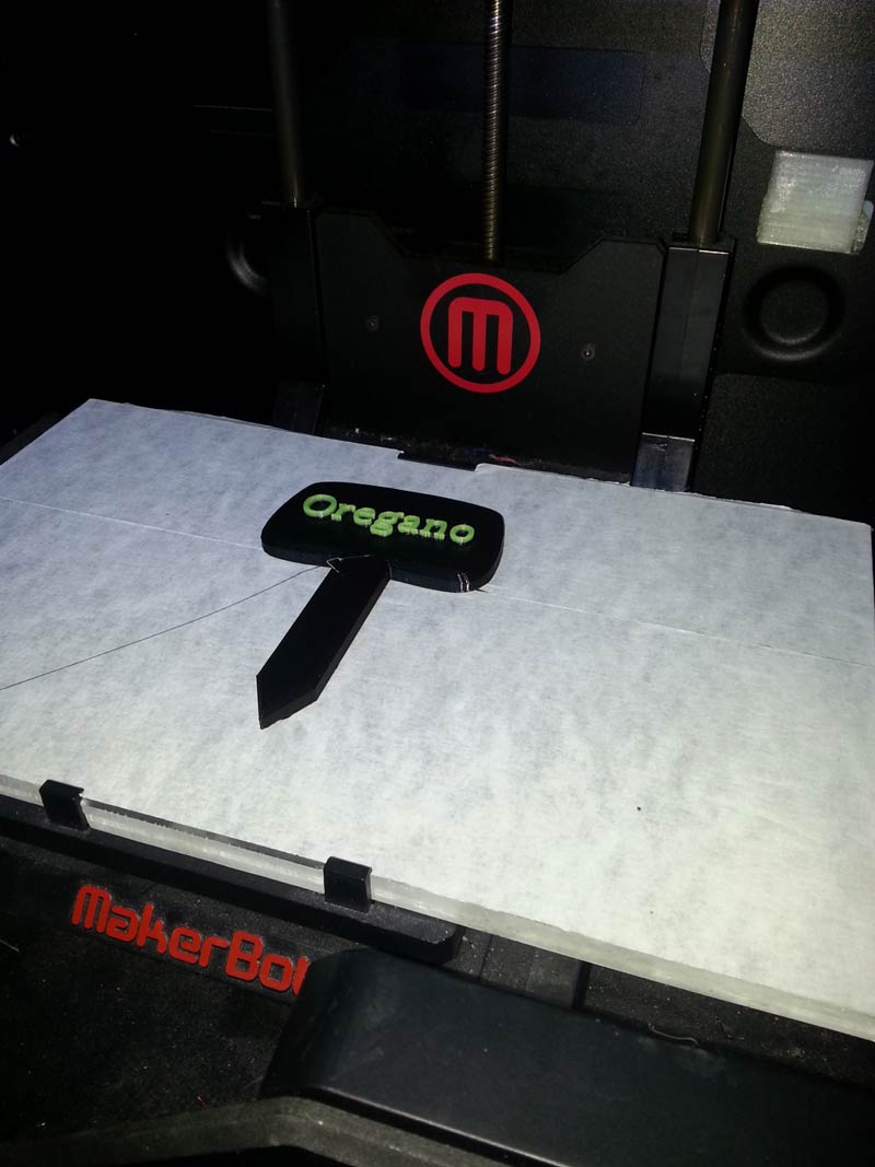 PatchWork3d Spice sign 3d Printer