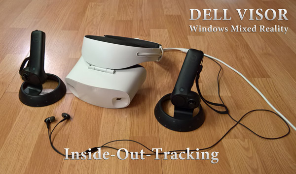 Inside-Out-Tracking des Dell Visor - Microsoft Mixed Reality