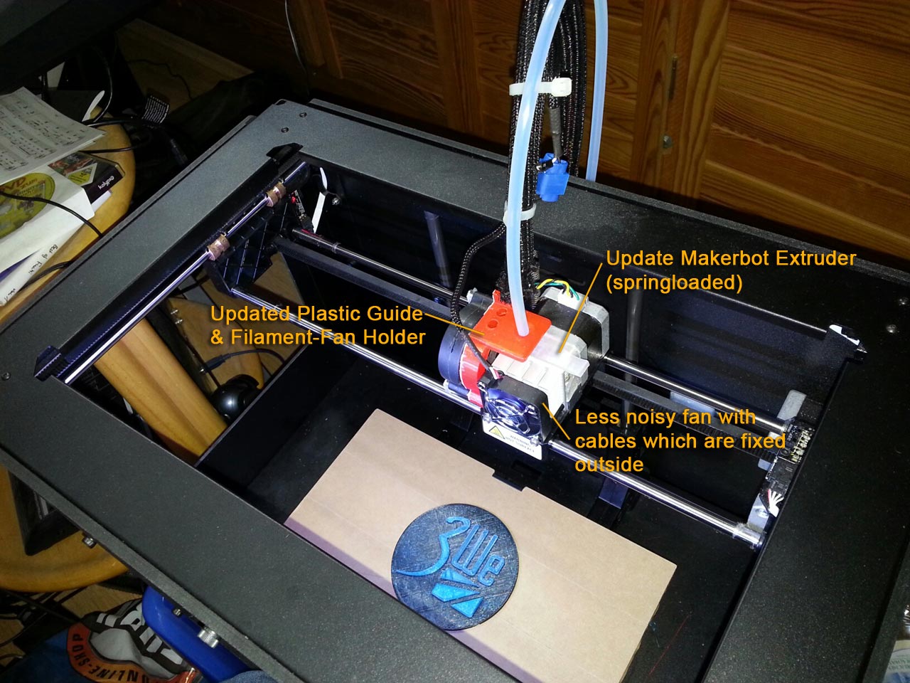 Makerbot Replicator 2: My new extruder