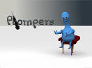 Animation:Master Plompers, kleines blaues Monster