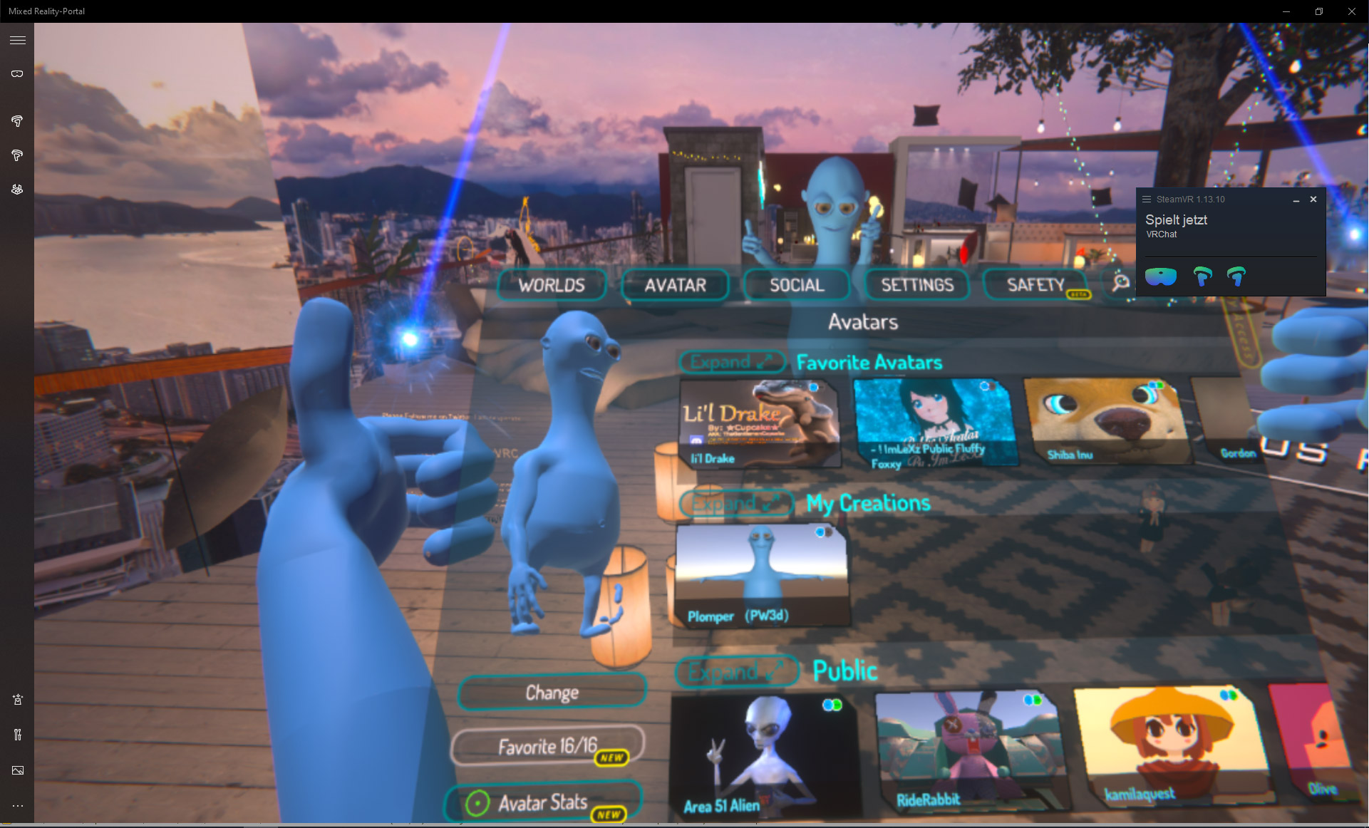 Das PatchWork3d Plumper Monster in VRChat als Character
