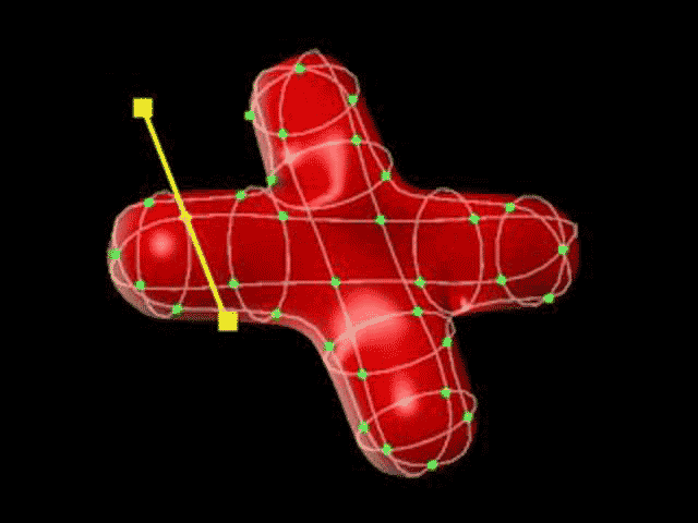 Splines sind mathematische, runde Kurven welche Patches erzeugen.